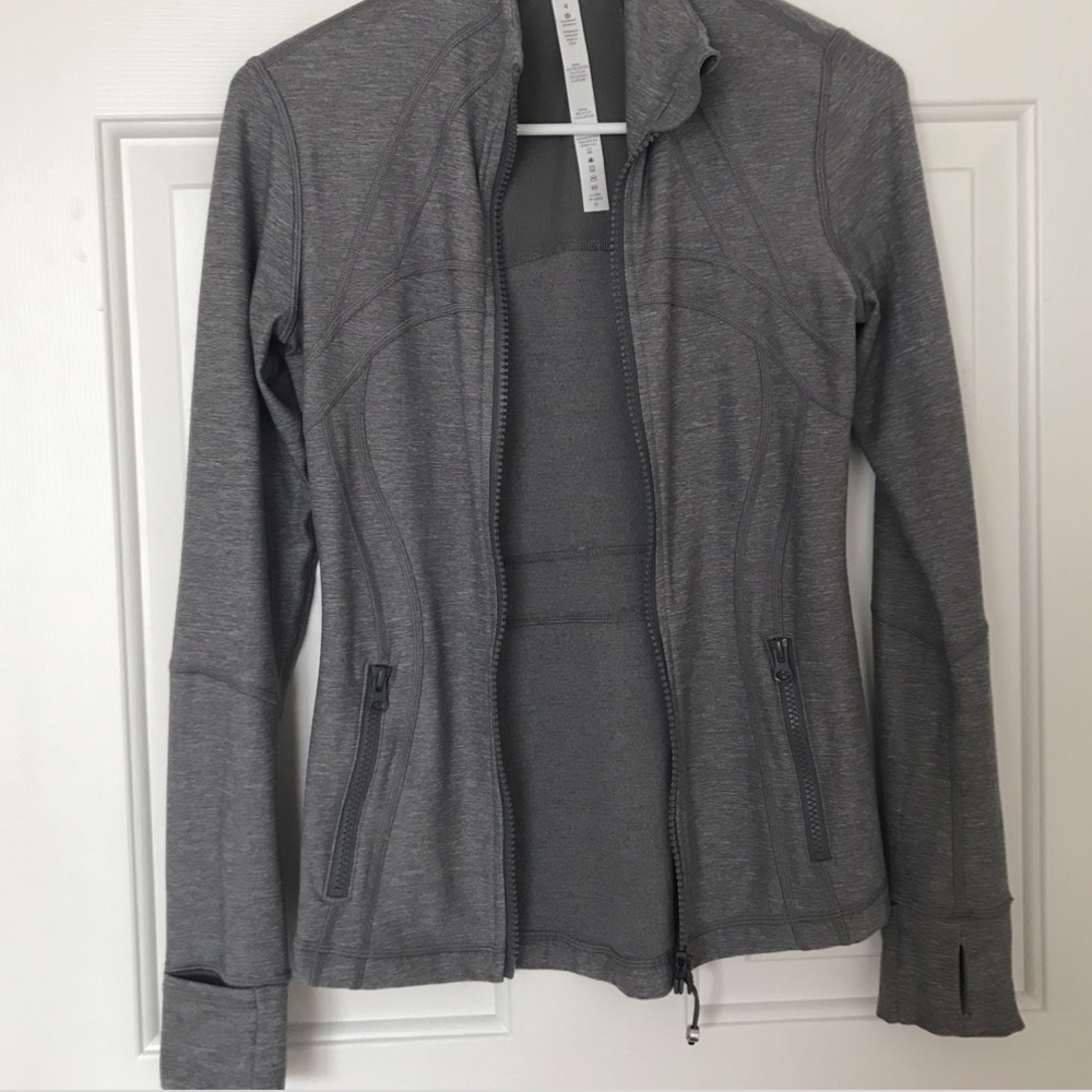 Lululemon grey zip up jacket